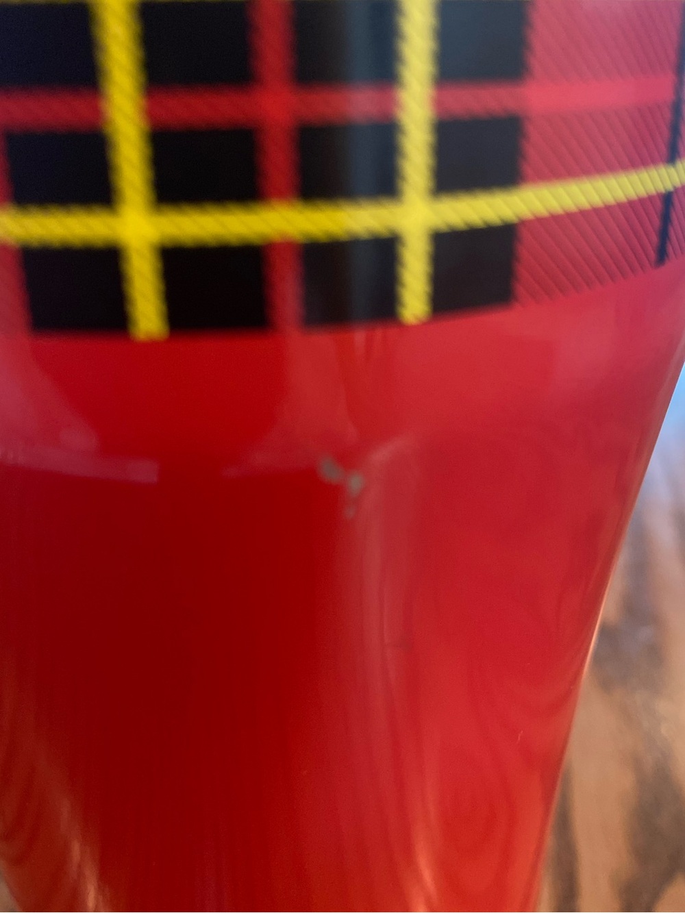 Thermos Red Plaid Stainless Steel Travel Tumbler - Picture 6 of 8